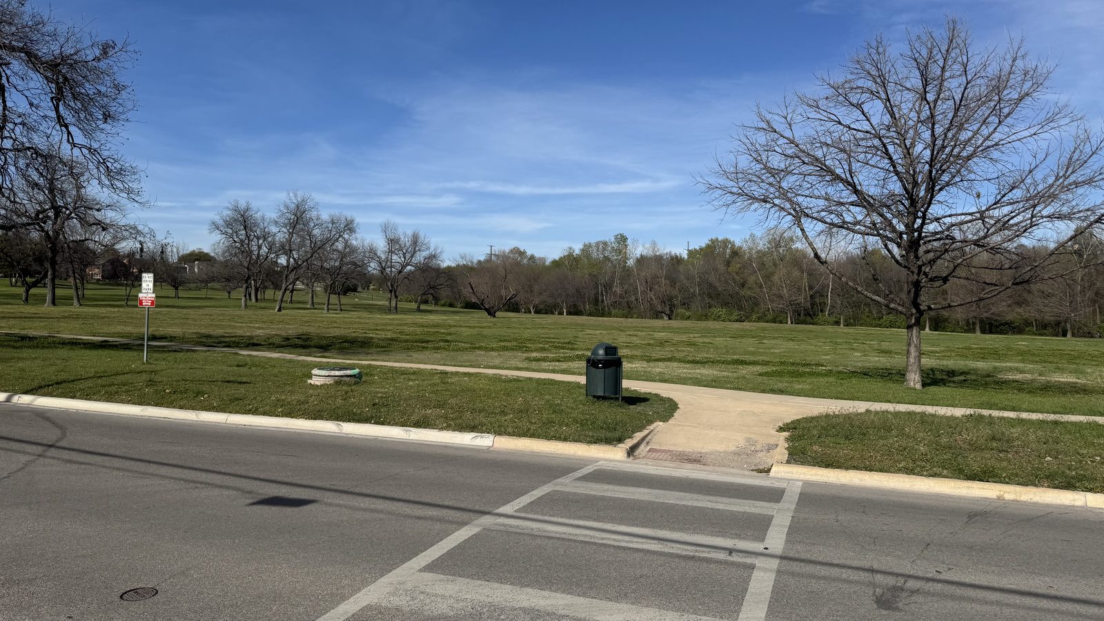 Tokalon Park at the base of Loving Avenue